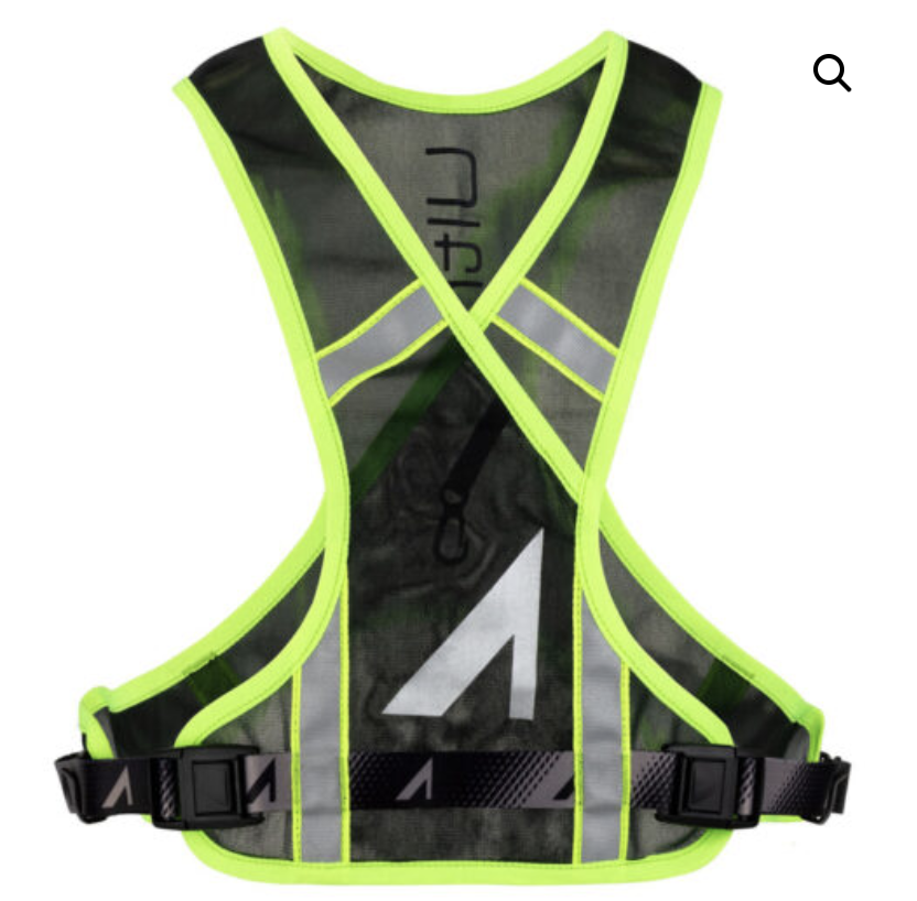 ULTRASPIRE NEON REFLECTIVE VEST NEON BLACK/LIME