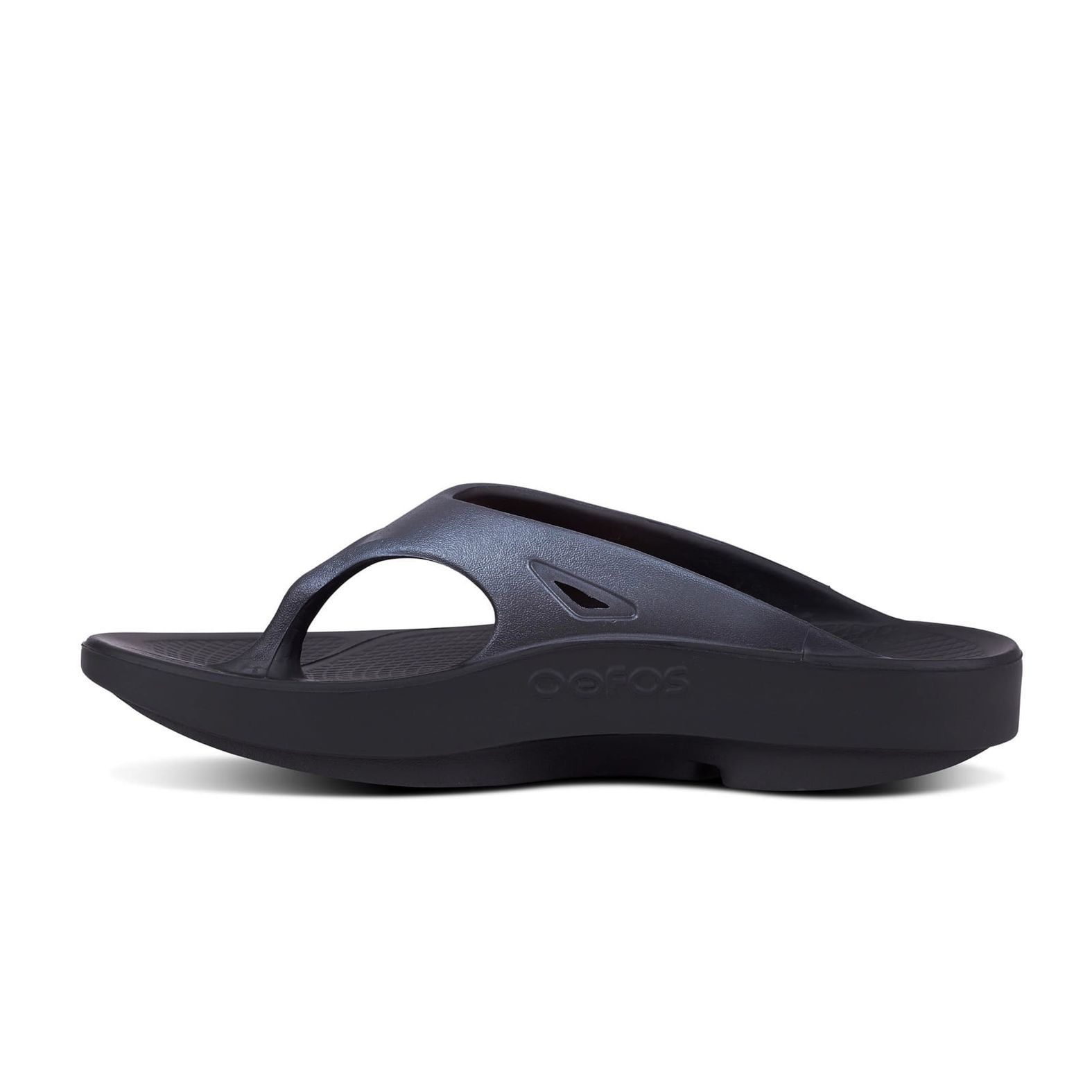【OOFOS】 OORIGINAL SPORT GRAPHITE OOFOS OORIGINAL SPORT THONG BLACK/GRAPHITE