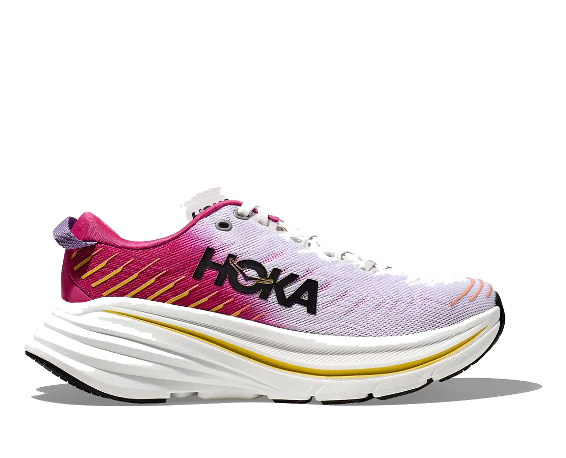 HOKA ONE ONE HOKA BONDI X WOMENS BLANC DE BLANC PINK YARROW