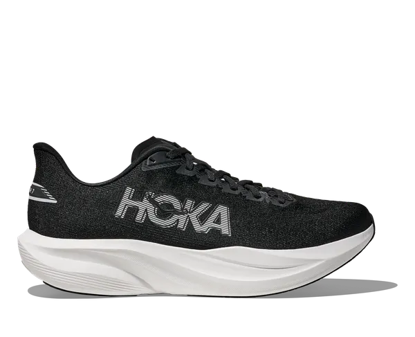 HOKA ONE ONE MACH 7 WOMENS BLACK/WHITE