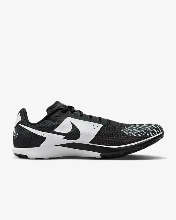 NIKE ZOOM RIVAL WAFFLE 6 BLACK/METALLIC SILVER/DK SMOKE GREY
