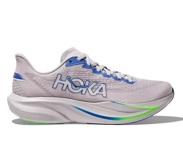 HOKA ONE ONE MACH 7 MENS ASH GREY/COBALT BLUE