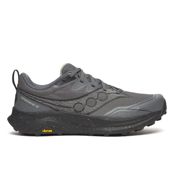 SAUCONY PEREGRINE 16 MENS CARBON/BLACK