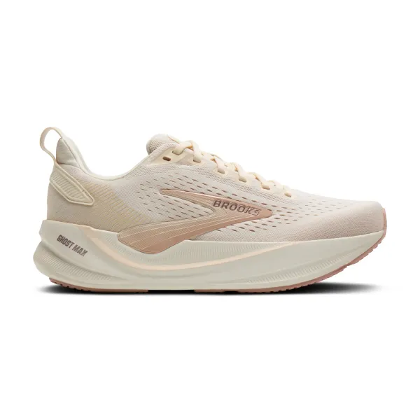 BROOKS GHOST MAX 4 WOMENS Arctic Wolf/Rose/Coconut