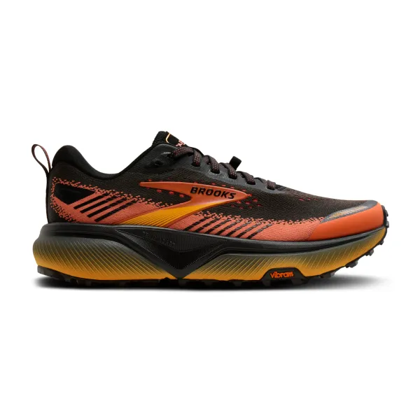 BROOKS CASCADIA 20 MENS Black/Tigerlily/Orange