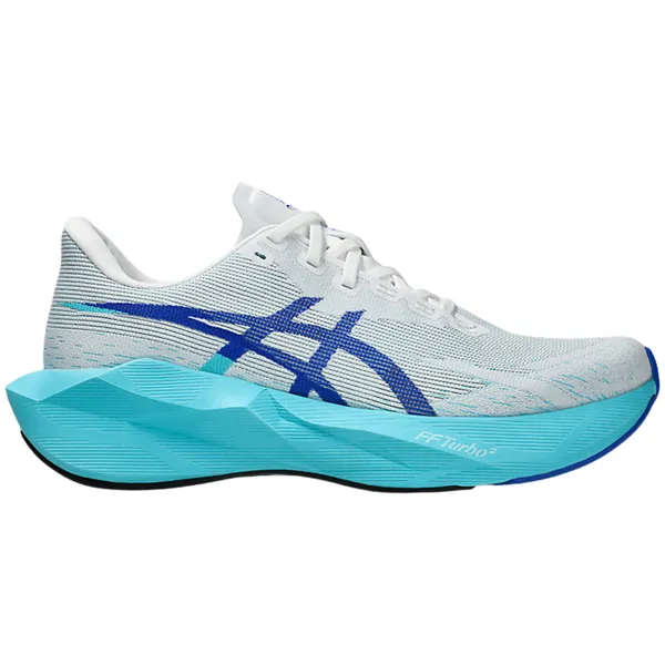 ASICS NOVABLAST 6 MENS White/EnergyAqua