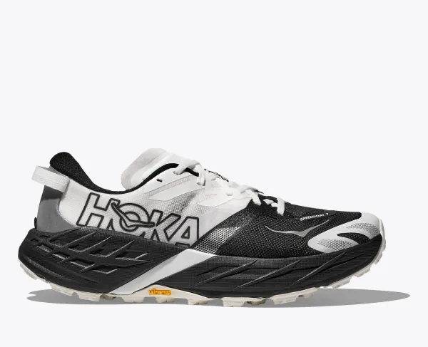 HOKA ONE ONE HOKA SPEEDGOAT 7 WOMENS BLACK/WHITE