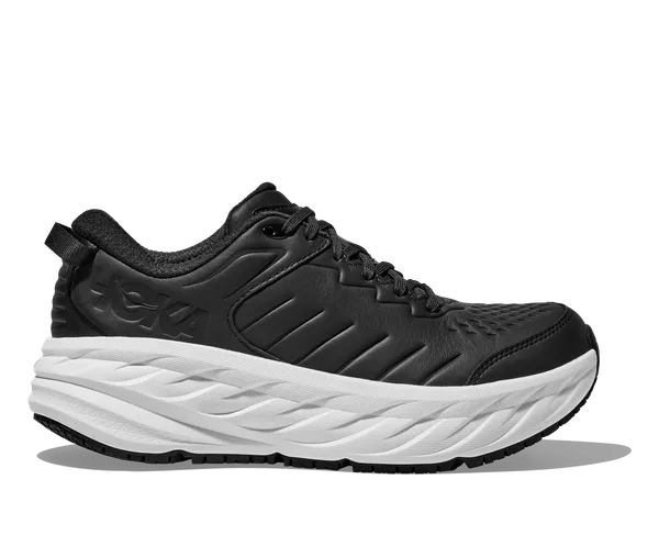HOKA ONE ONE HOKA BONDI SR MENS CARBON BLACK / WHITE
